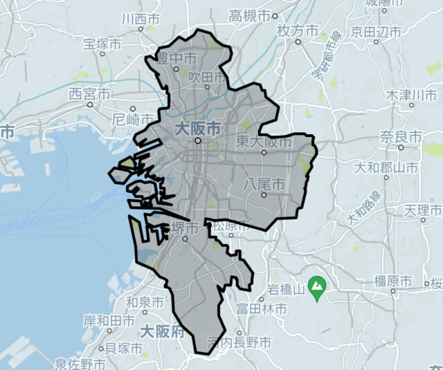 Uber Taxi大阪エリア